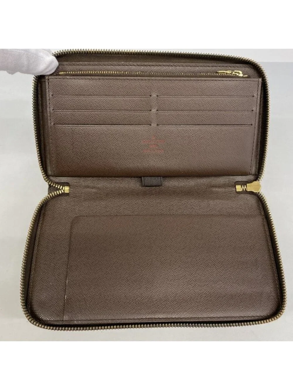 Louis Vuitton Wallet Damier Zippy Organizer Ebene